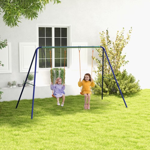 Outsunny kinderschaukel set - outsunny, kinderschaukel-set
